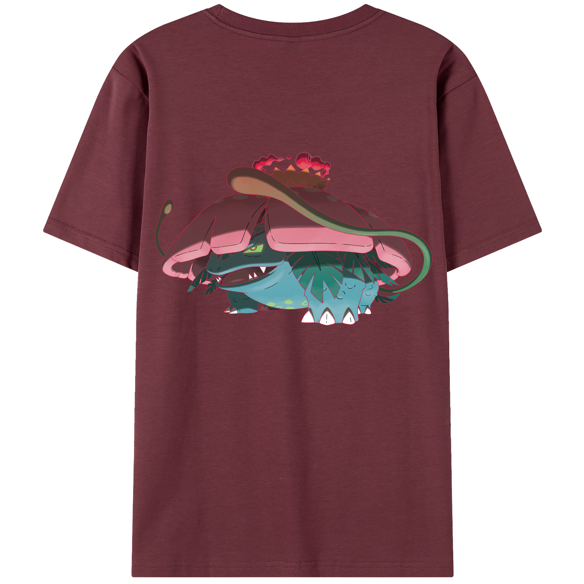 （画像用） ポケットモンスター Pokémon 綿100％半袖Tシャツ（背面プリント）
